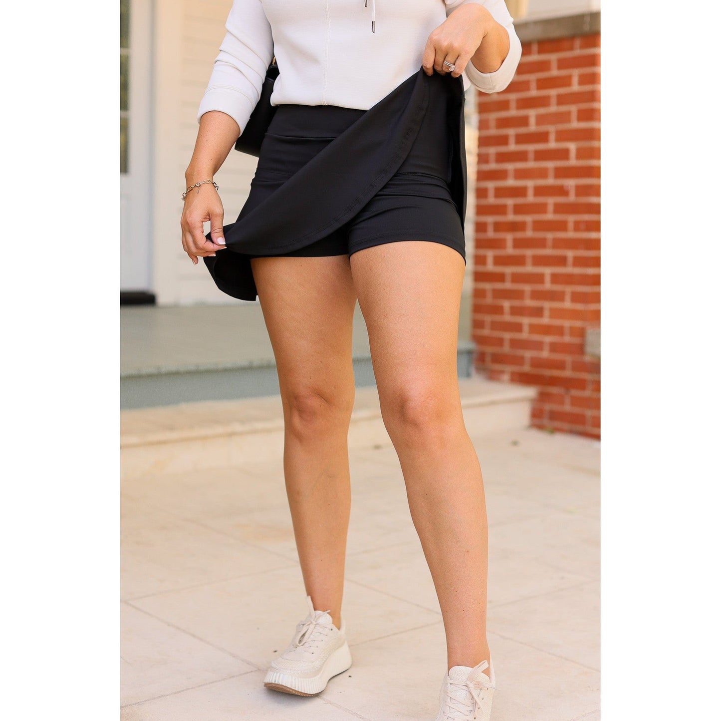 The Brielle Black Skort