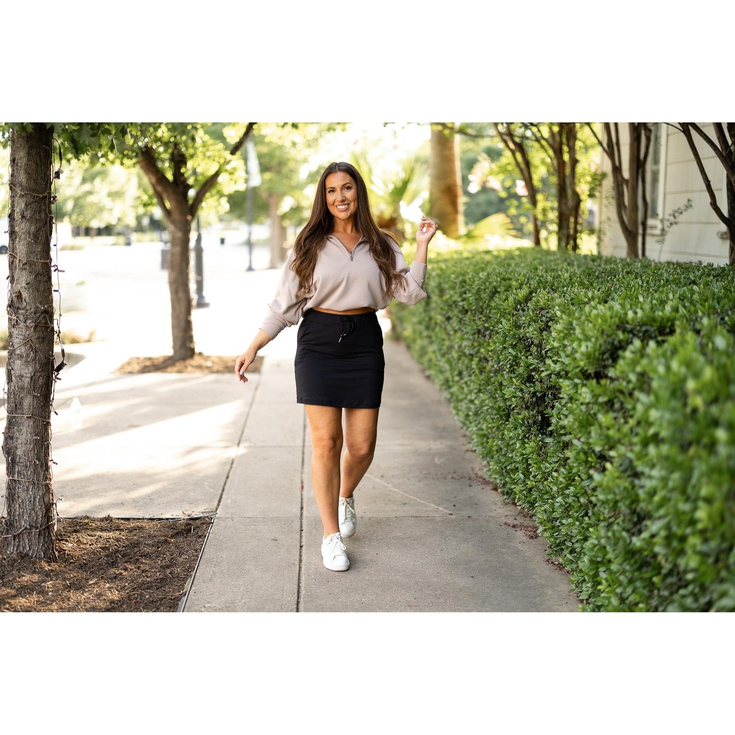 Ready to Ship | The Kristina BLACK Jogger Skirt