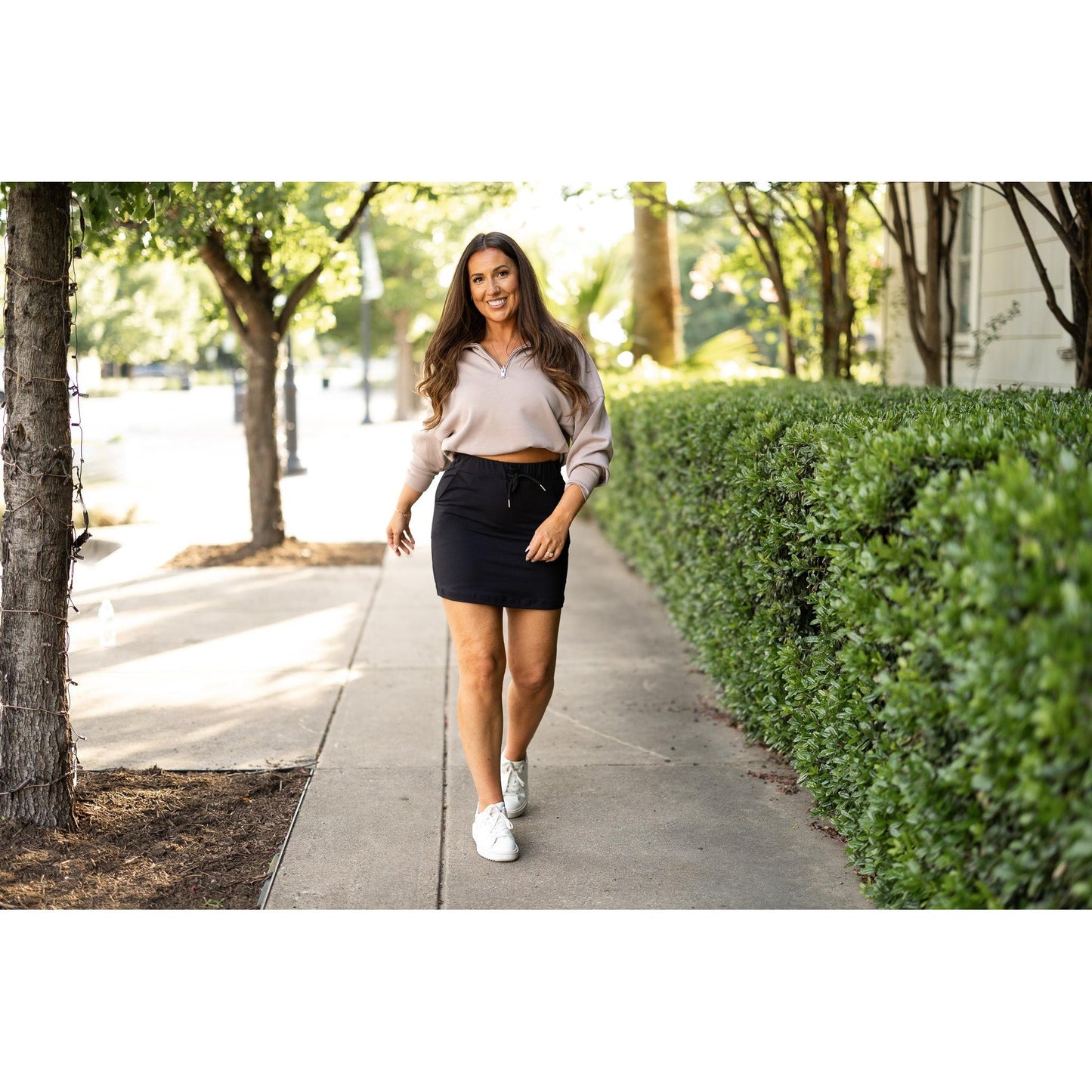 Ready to Ship | The Kristina BLACK Jogger Skirt