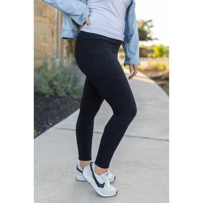 “Buttery soft black leggings for women with high waistband