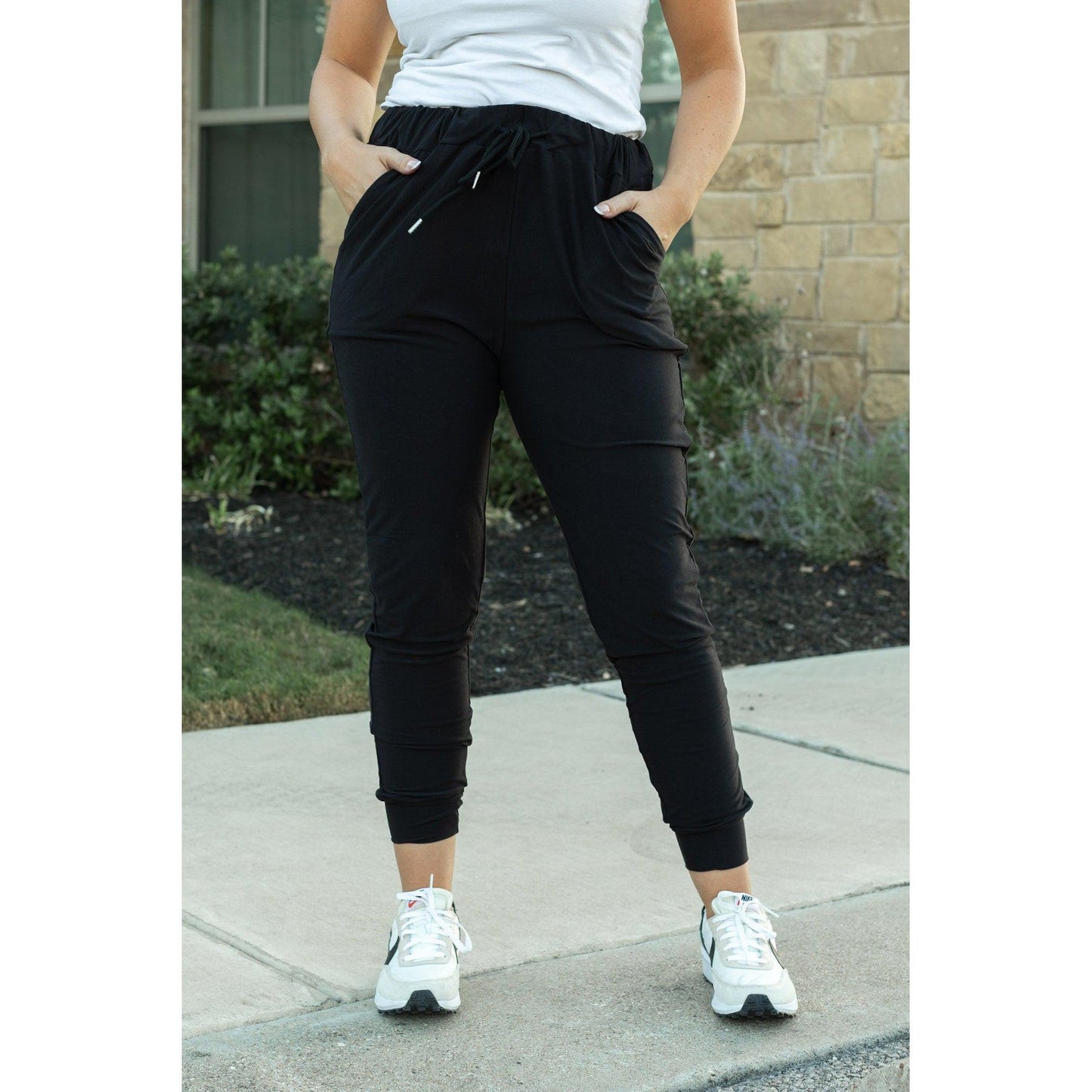Ready to Ship | The Reagan - Black Joggers  - Luxe Leggings by Julia Rose®