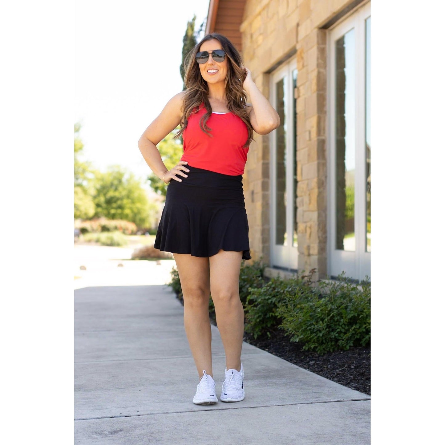 Ready to Ship | The Brielle Black Skort