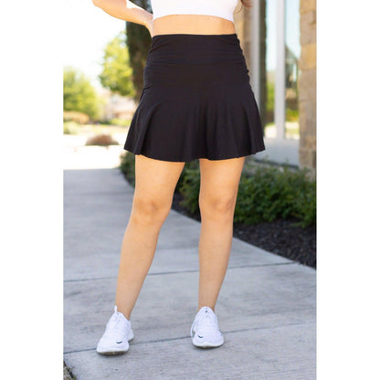 The Brielle Black Skort