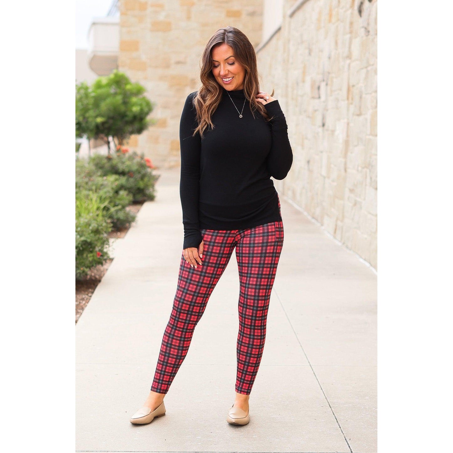 Ready to Ship | The Holly Plaid Leggings