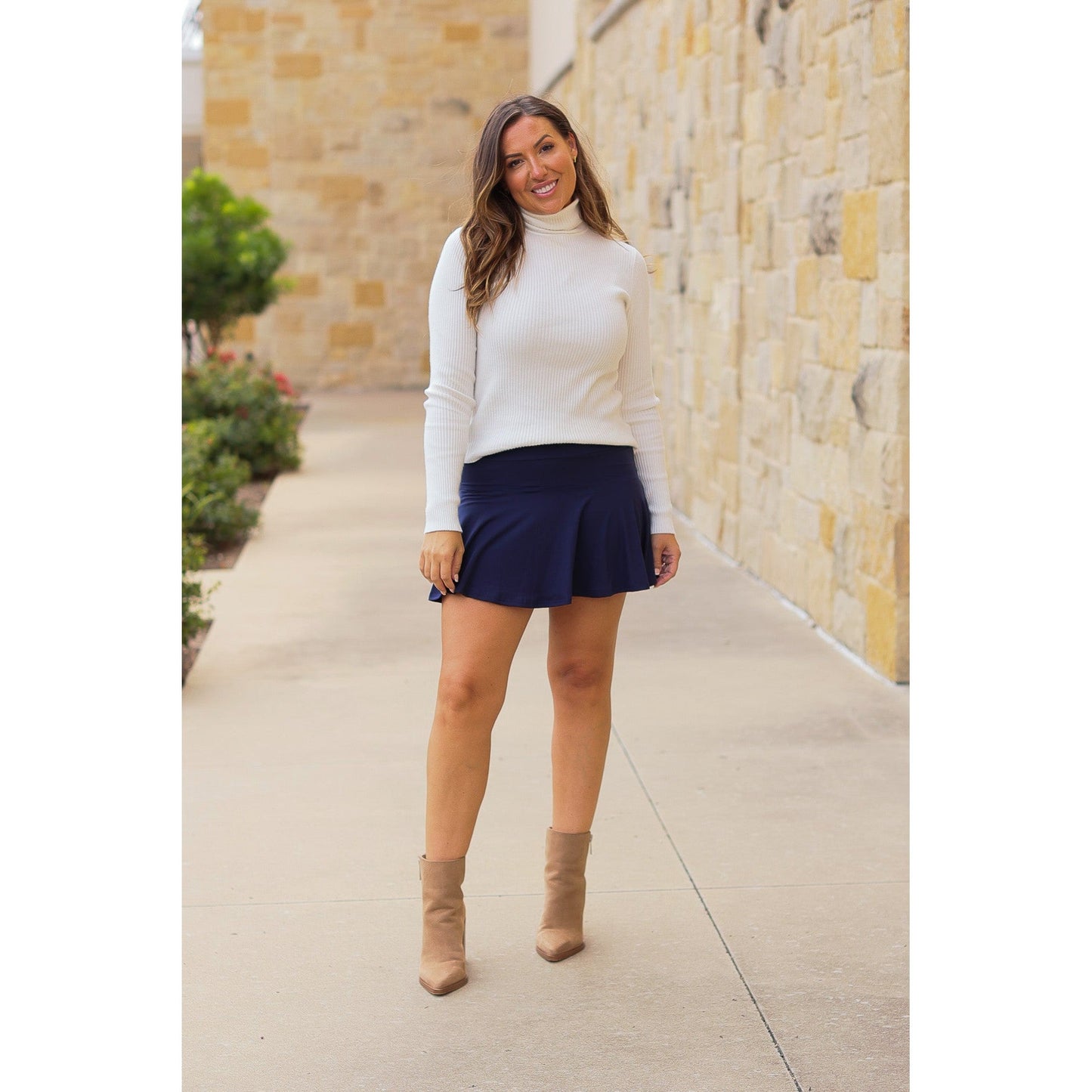 The Josie Navy Skort