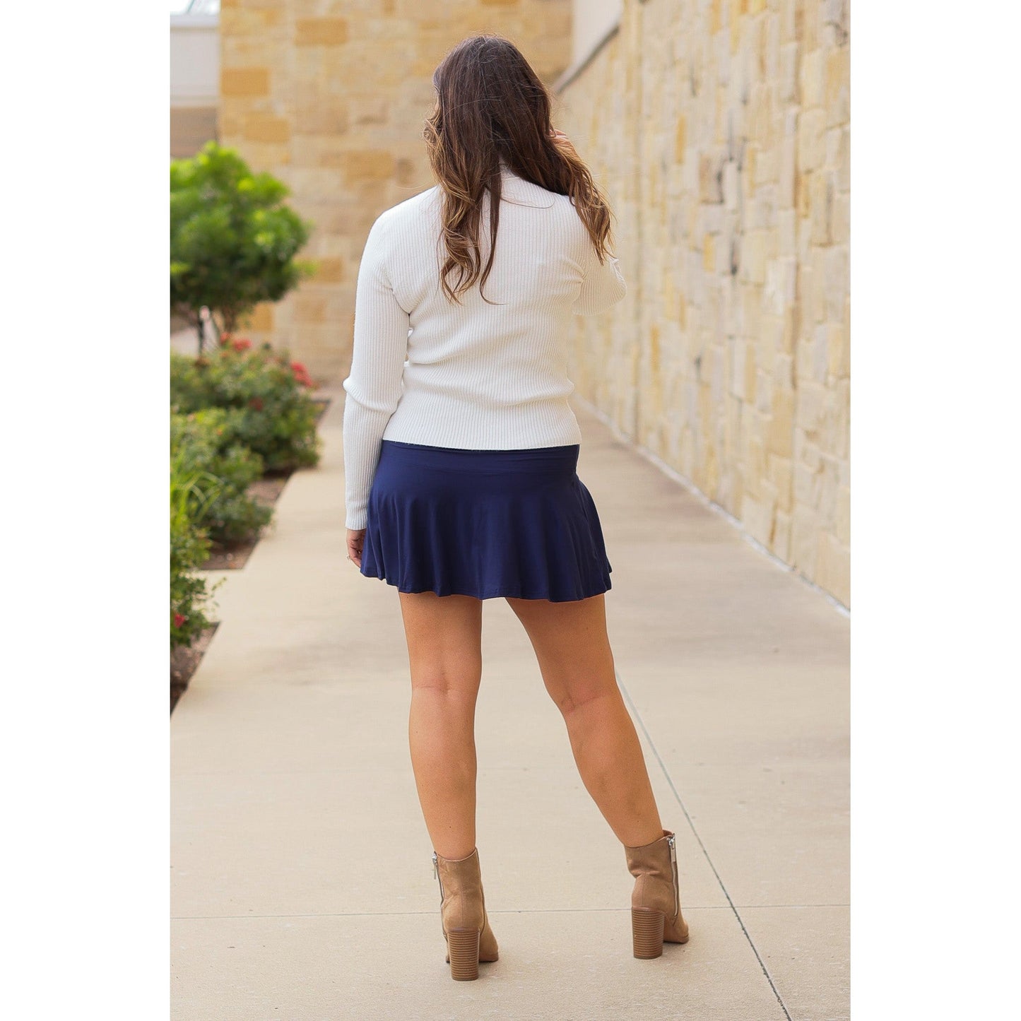 The Josie Navy Skort