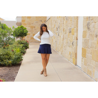 The Josie Navy Skort