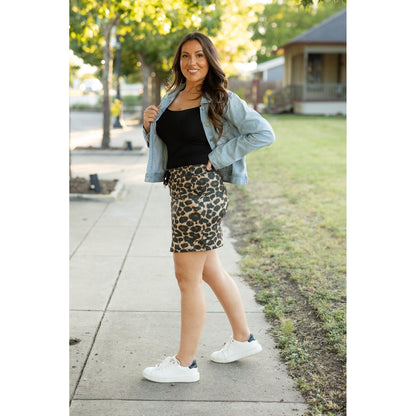 Ready to Ship | The Liana - Leopard 2.0 Jogger Skirt