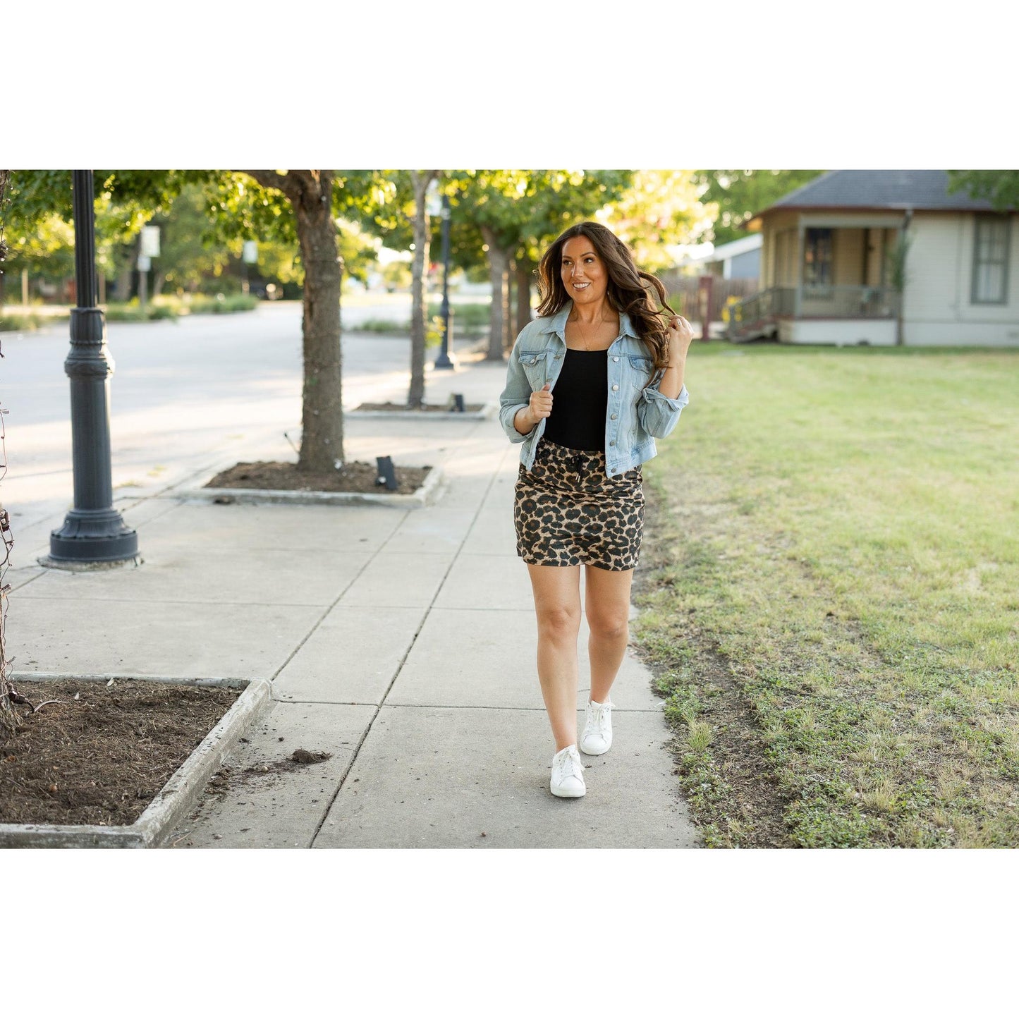 Ready to Ship | The Liana - Leopard 2.0 Jogger Skirt