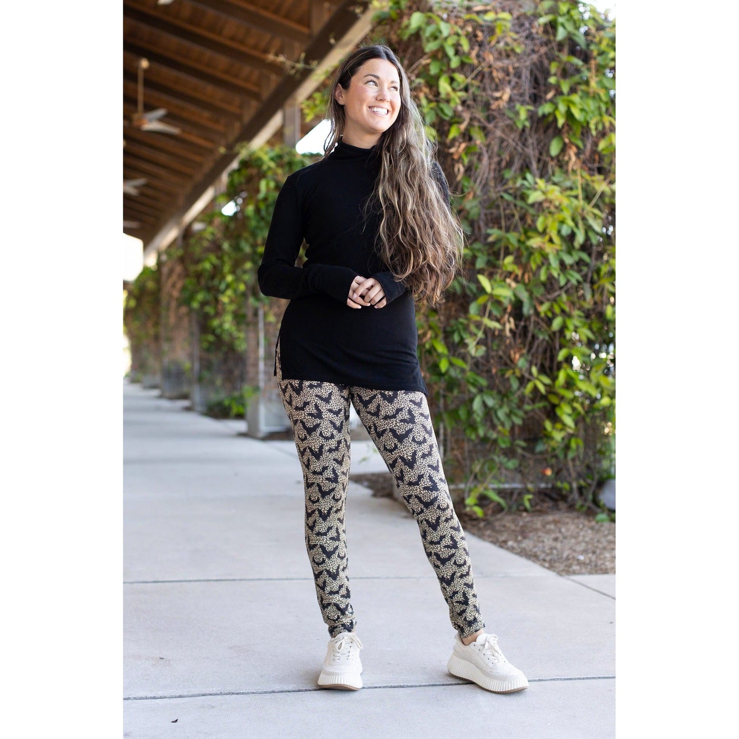 The Betty Leopard Bats Leggings
