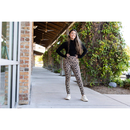 The Betty Leopard Bats Leggings