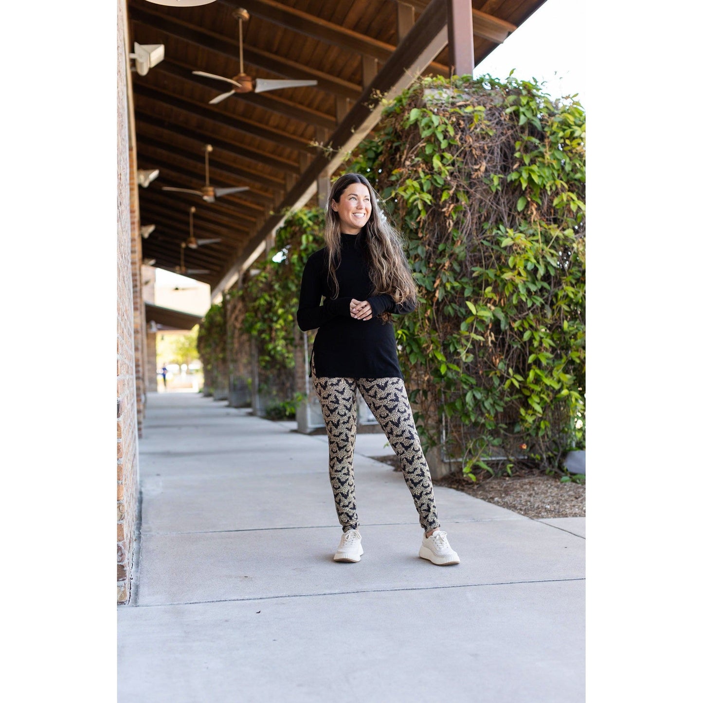 The Betty Leopard Bats Leggings