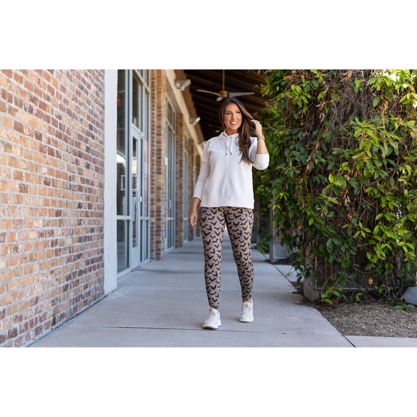 The Betty Leopard Bats Leggings