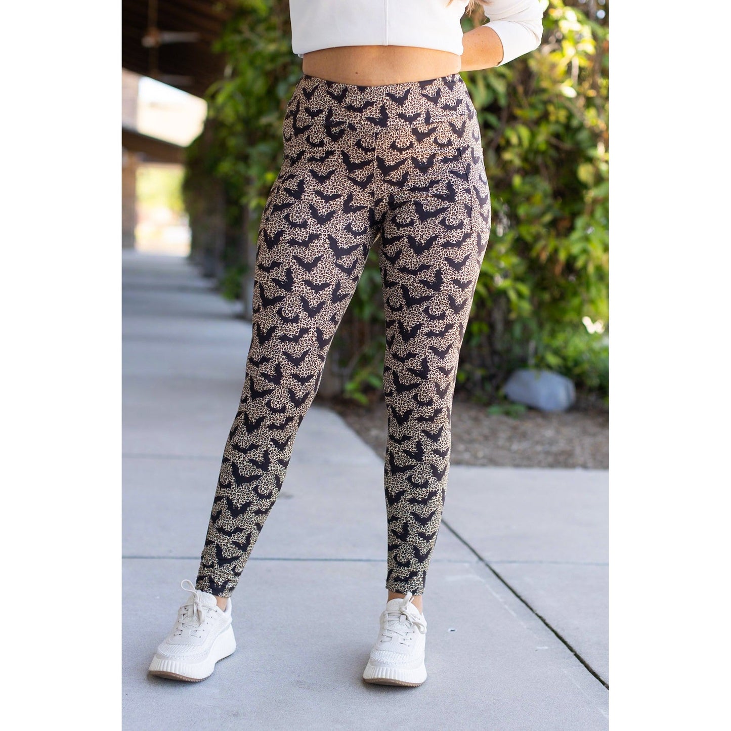 The Betty Leopard Bats Leggings
