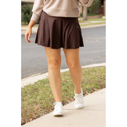 The Britt - Brown Skort