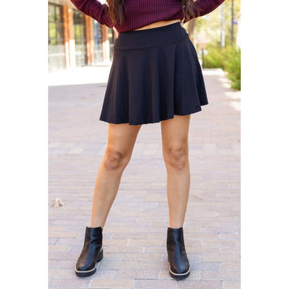 Ready to Ship | The Brielle Black Skort
