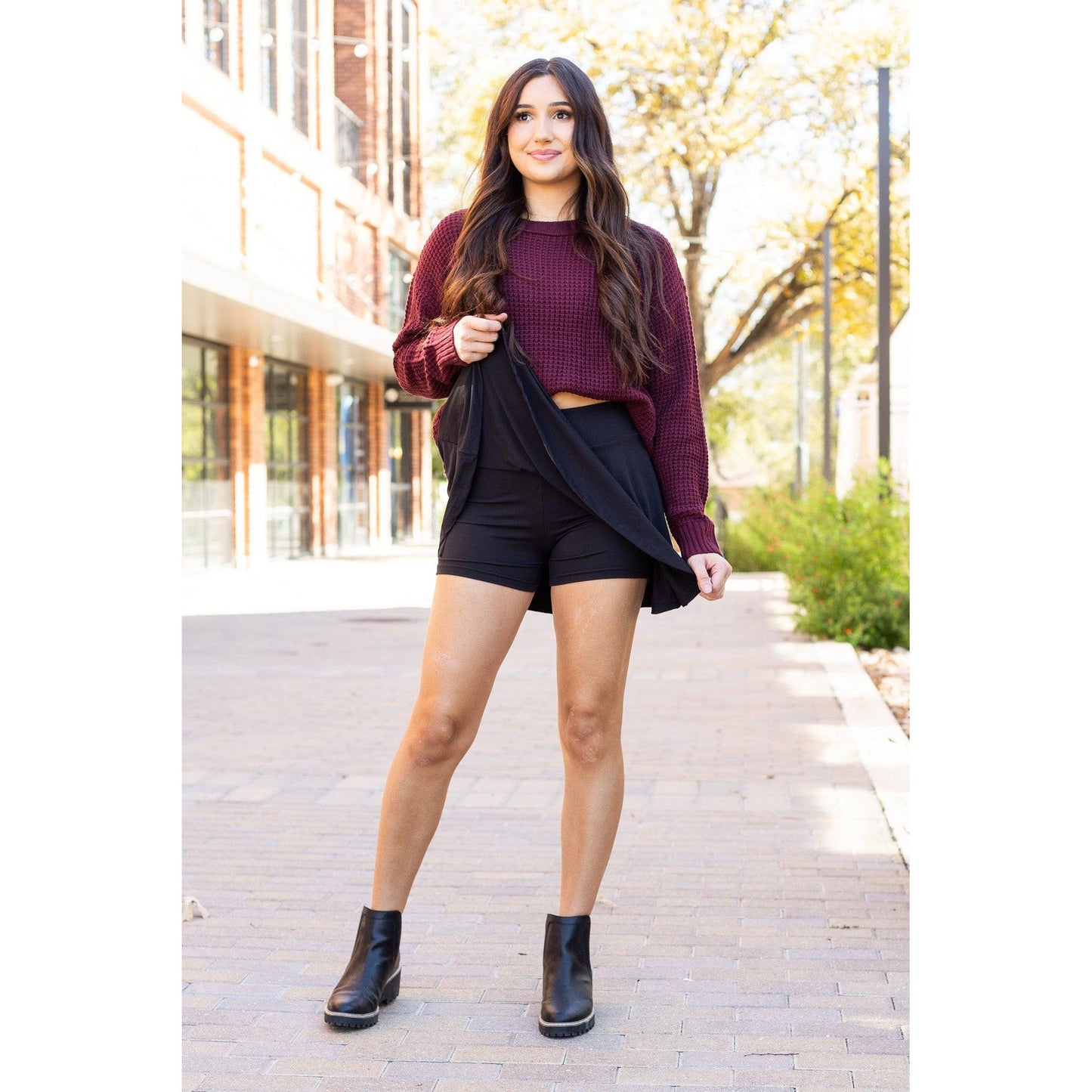 Ready to Ship | The Brielle Black Skort