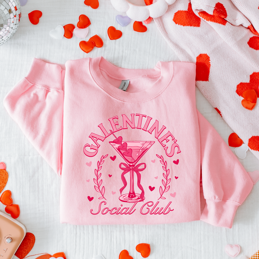 Galentines Social Club Love Graphic Tee/Sweatshirt