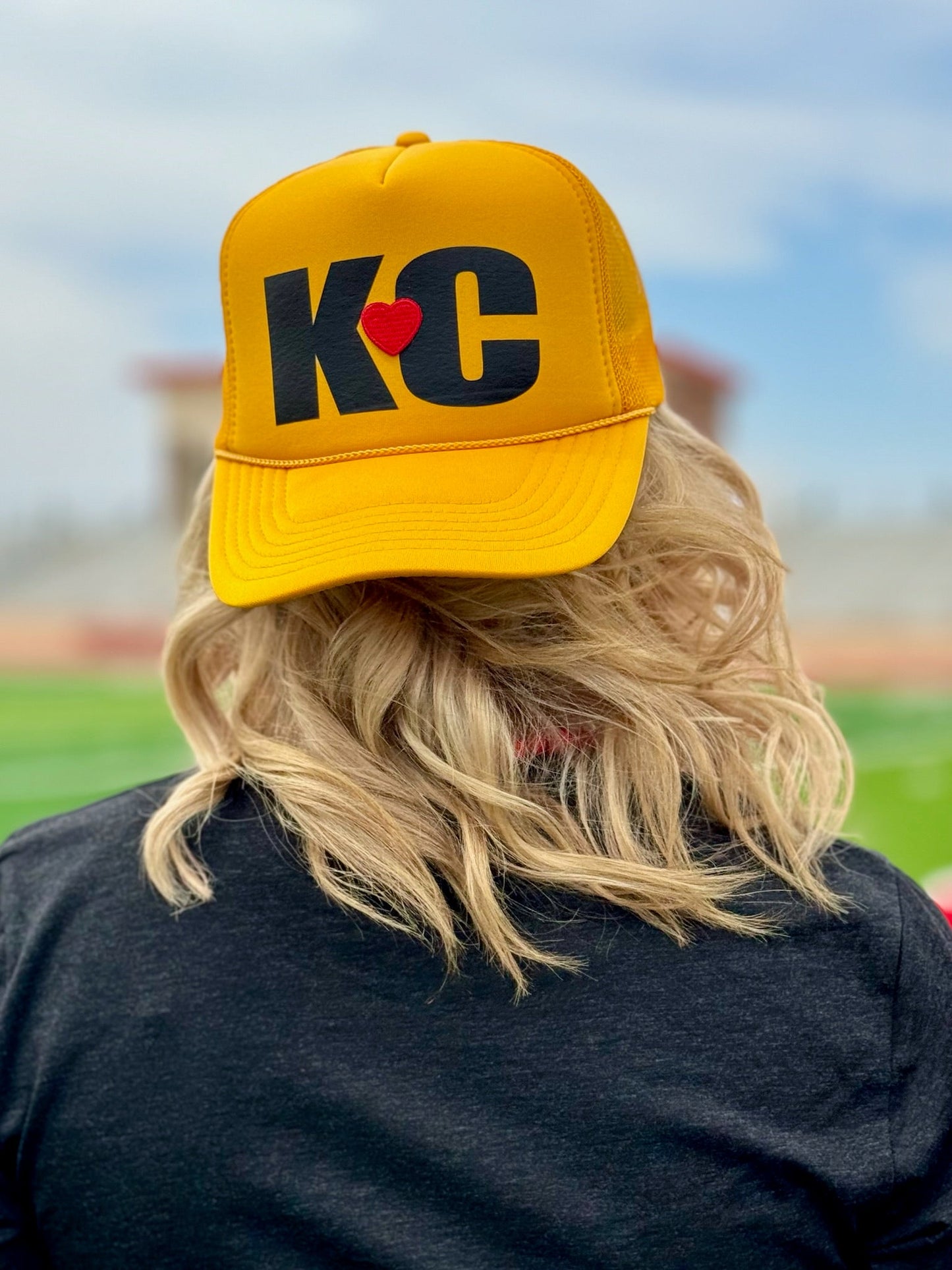 KC Heart on Trucker Cap by Randi Mahomes