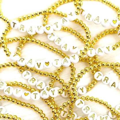 Customizable Letter Bracelets *LEAVE A NOTE W/CUSTOMIZATION*