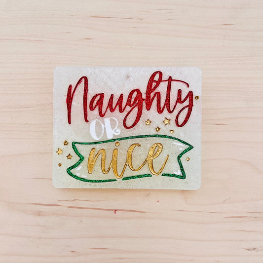 Christmas "Naughty or Nice" Car Freshie