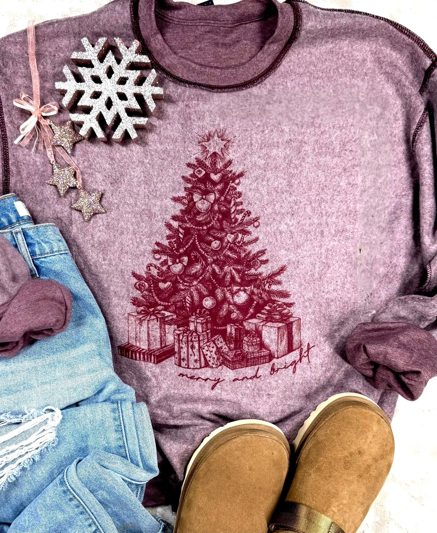 NEW!! Inside out Christmas Sweatshirts
