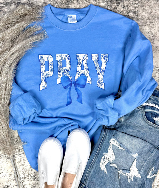 Pray Bow Sweatshirt