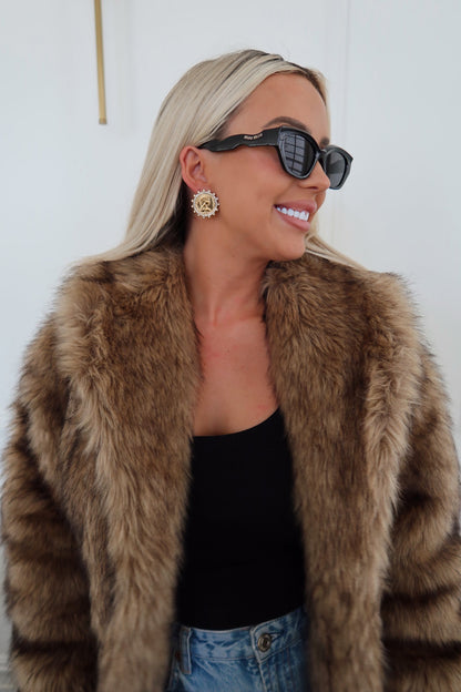 LOVE EACH OTHER MORE COIN EARRINGS ￼