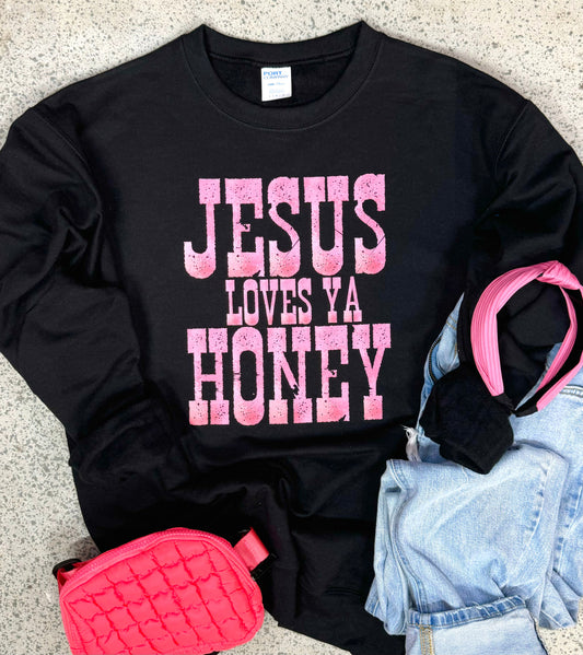 Jesus Loves Ya Sweatshirt/Tee