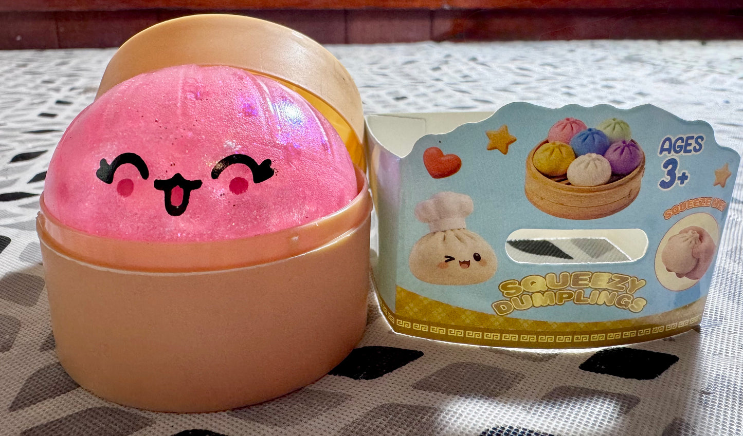Viral Mini Squishy Glitter Dumplings