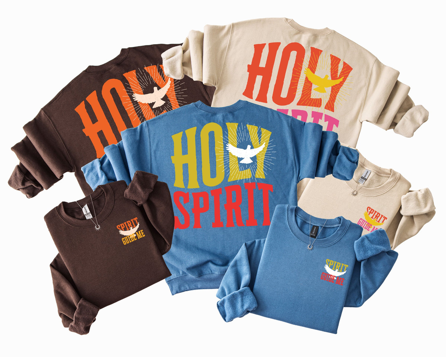 Holy Spirit Guide Me | Graphic Sweatshirt or Tee | Religious Everyday Wear
