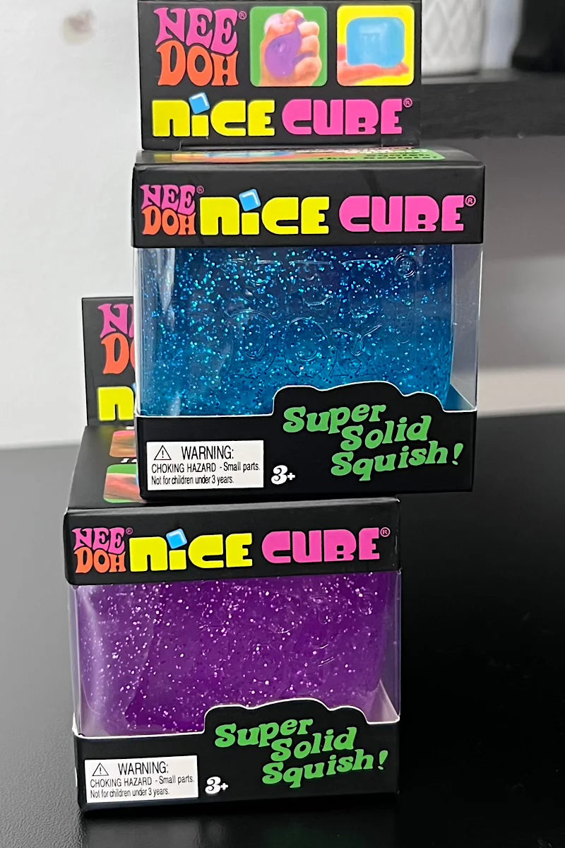 Viral Squishy Glitter Cube