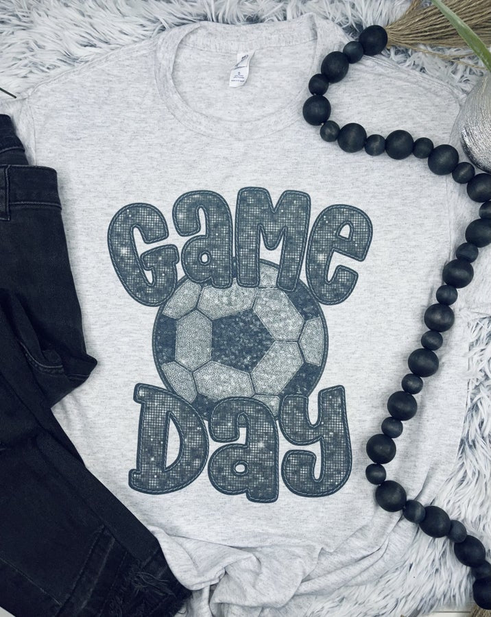 Game Day: Faux Sequin Tee/Sweatshirt