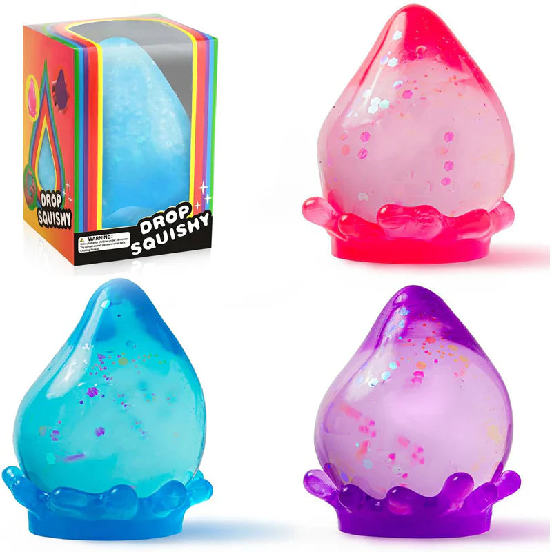 Viral Squishy Glitter Drop