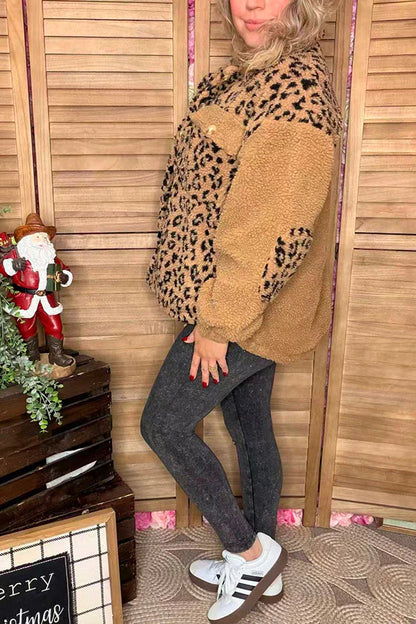 Sophie Sherpa Long Sleeve Jacket