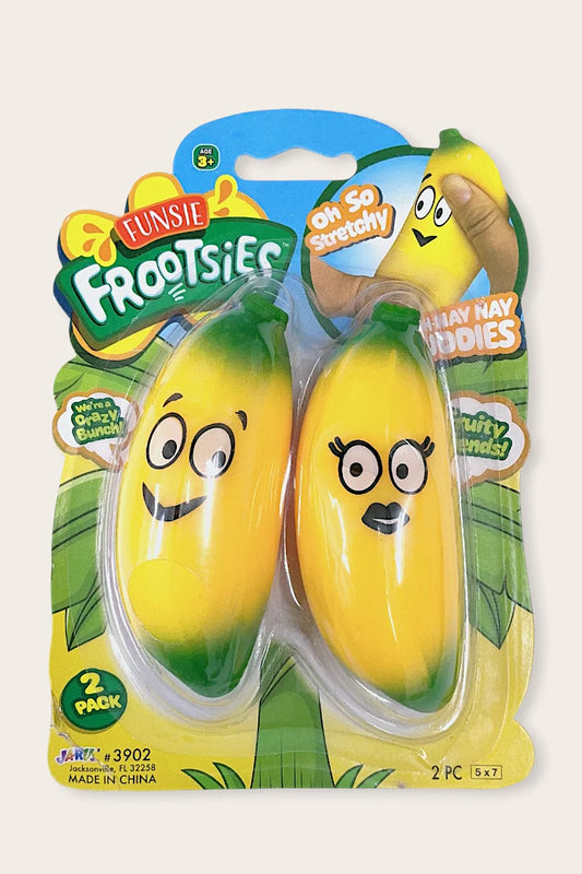 Viral Squishy Banana 2 Pack