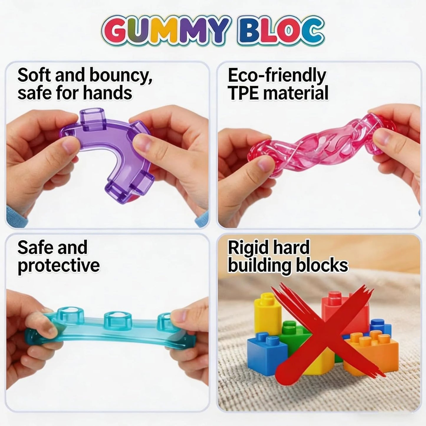 Magic Gummy Block Set 40 Pieces