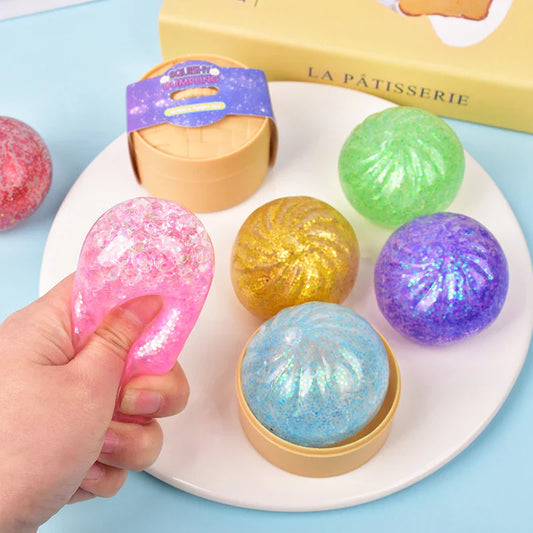 Viral Mini Squishy Glitter Dumplings