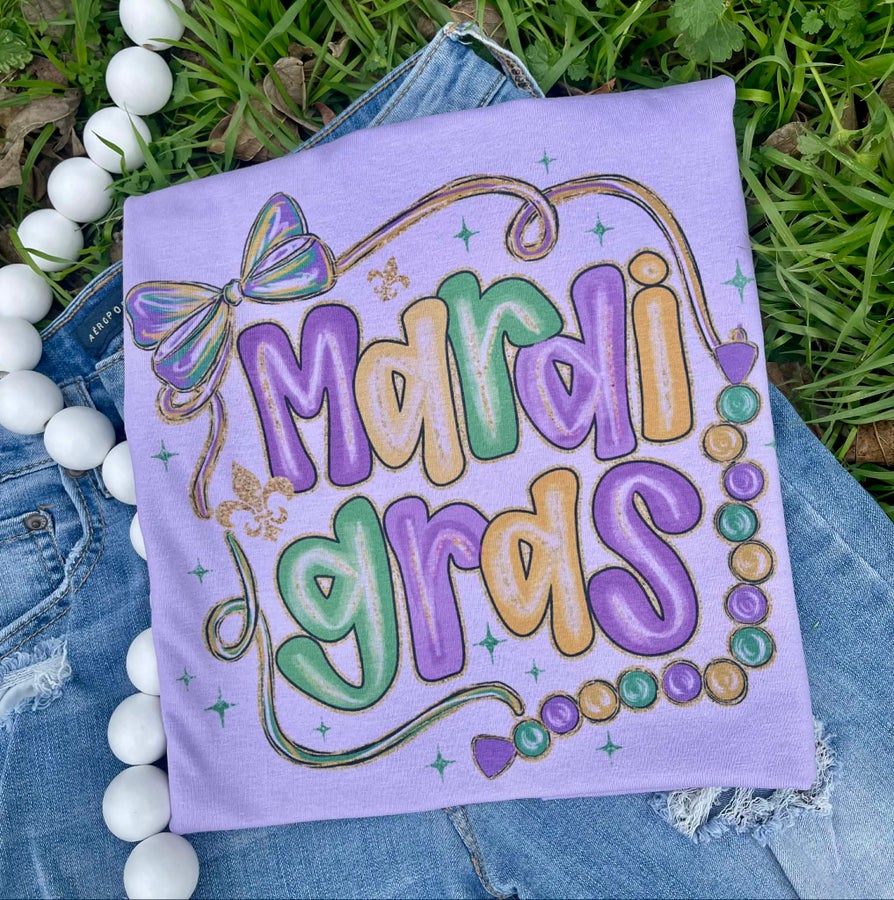 Mardi Gras Tee (Steal Deal)