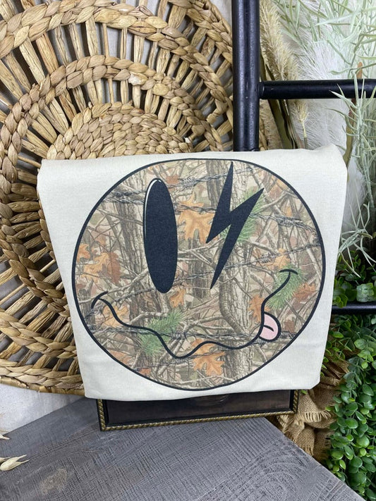 Camo Smiley Tee (Steal Deal)