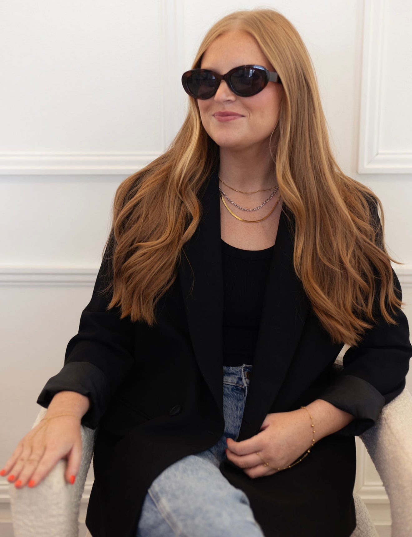 TWO TONED LAYERED NECKLACE