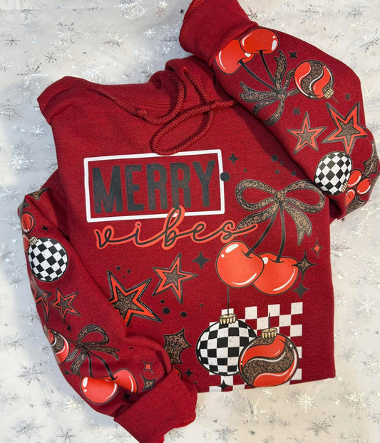 Merry Vibes In Tee, Sweatshirt & Hoodie