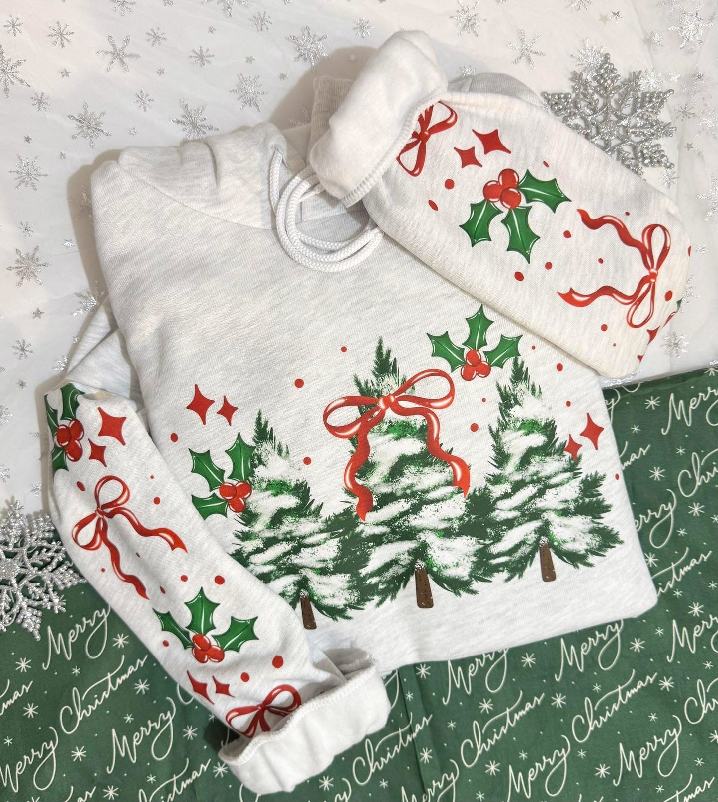 Christmas Bows In Tee, Sweatshirt & Hoodie