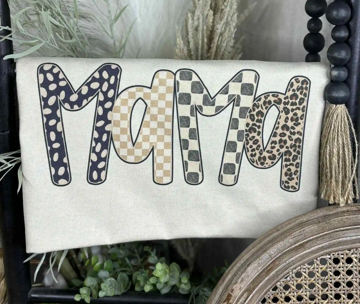 Mama Pattern Tee