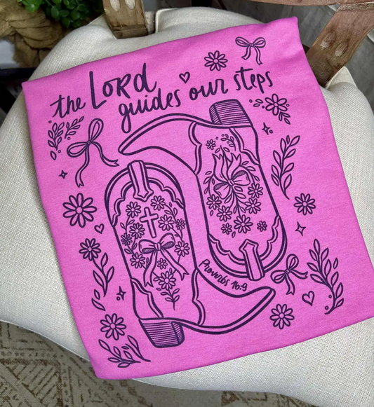 The Lord Guides our Steps Tee