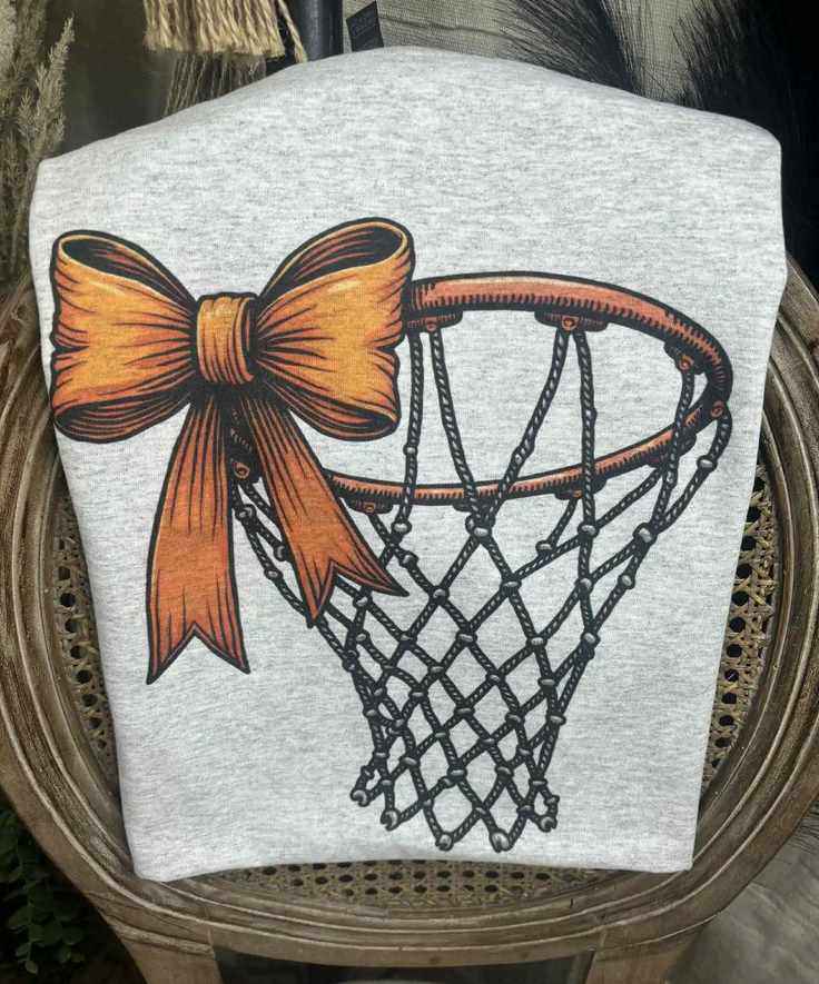Basketball Goal Bow Tee