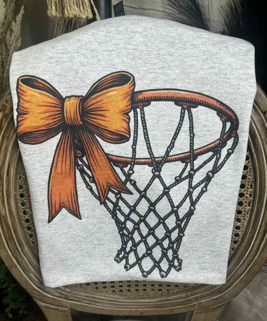 Basketball Goal Bow Tee
