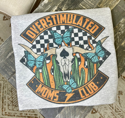 Overstimulated Moms Tee