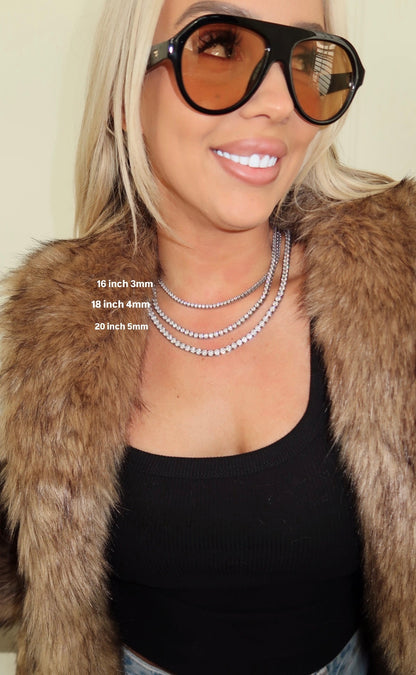 LUXE LINE - TENNIS NECKLACES