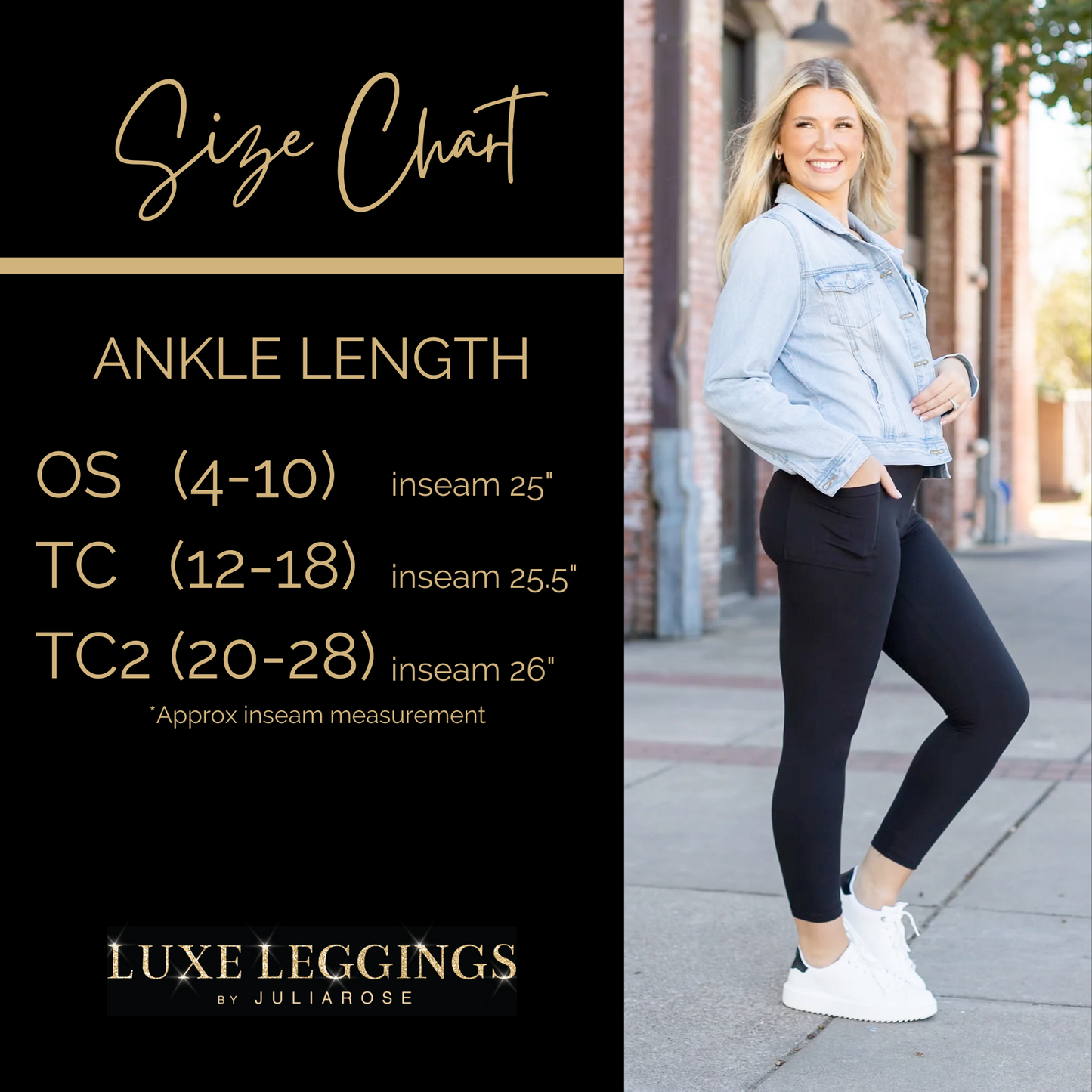 Ready to Ship | The Riley - 7/8 Ankle Length NAVY Leggings with Pockets*